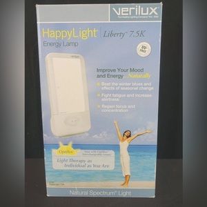 NWT Verilux HappyLight Energy Lamp Liberty 7.5K